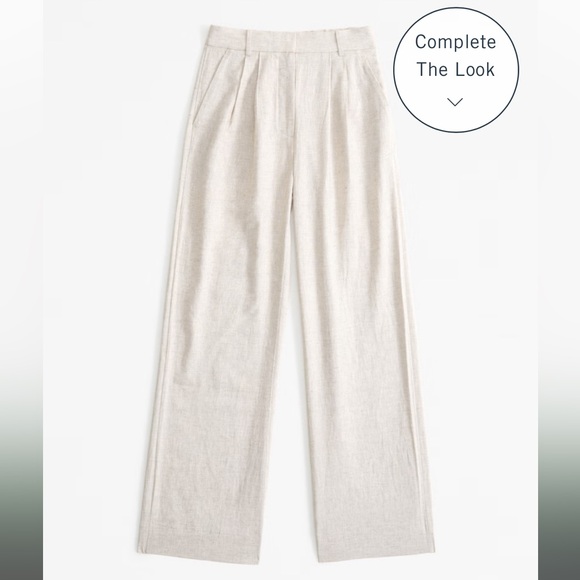 A&F Sloane Tailored Premium Linen Pant - Picture 6 of 9